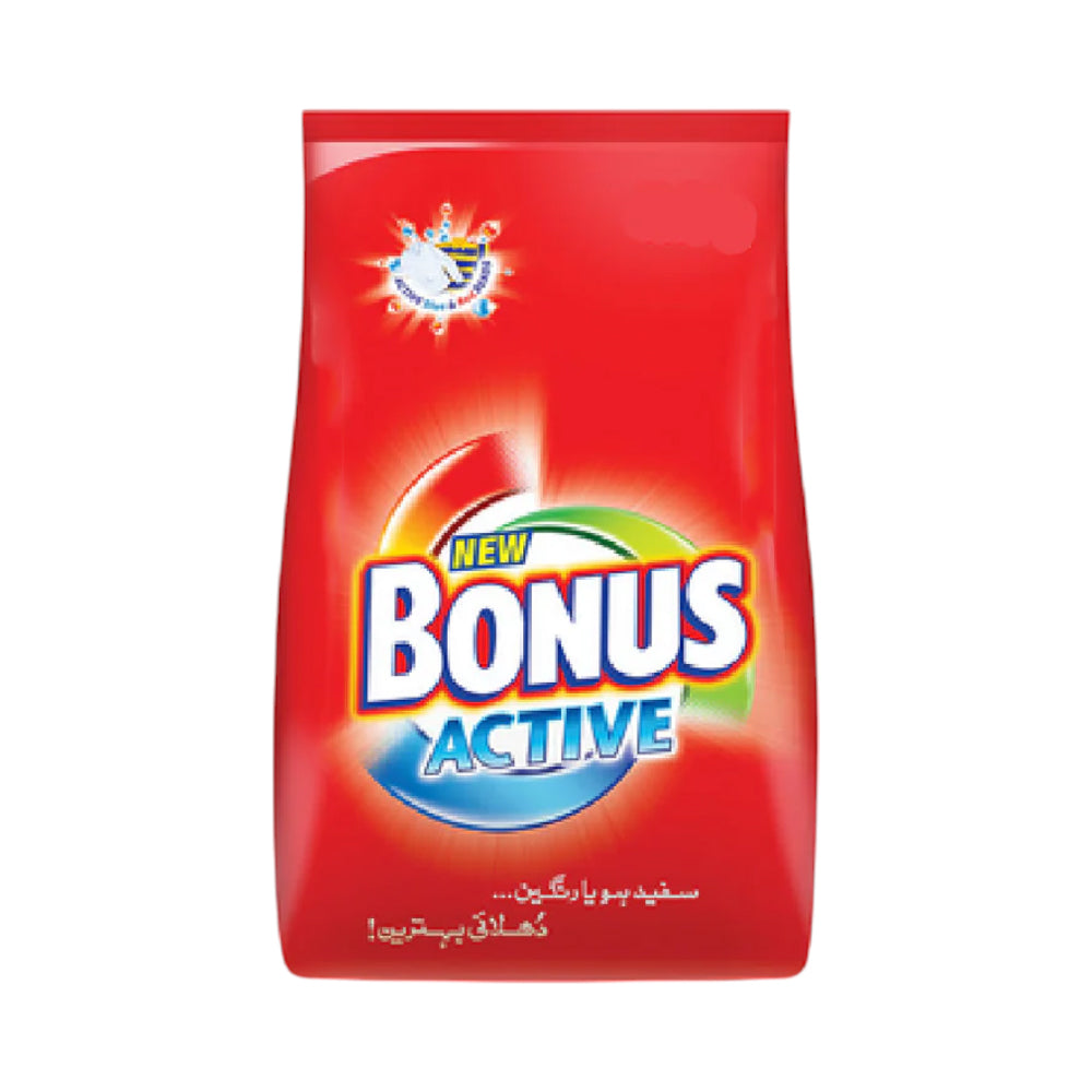BONUS WASHING POWDER ACTIVE 500 GM Default Title - MamasJan Grocery Nonfood