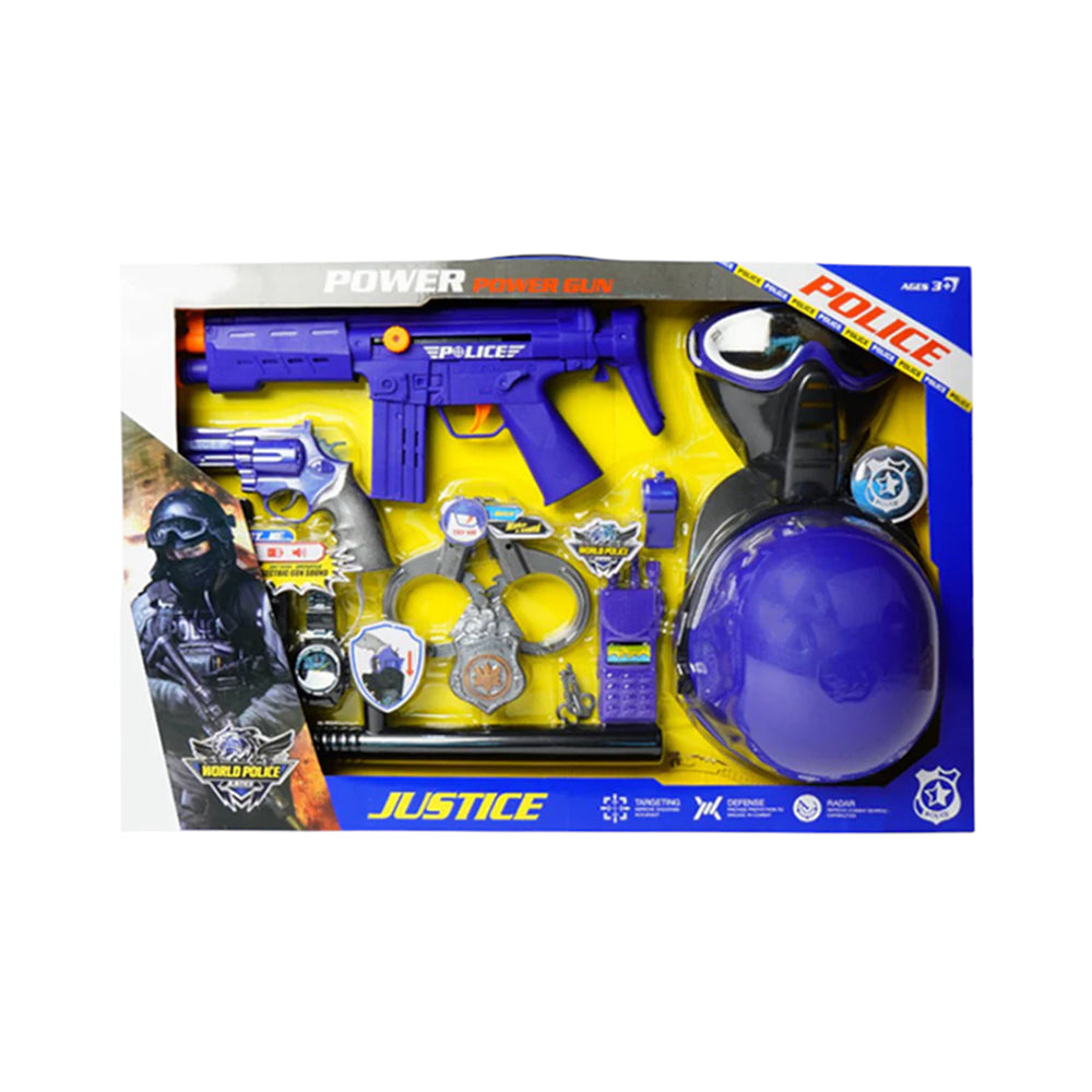 34310 JUSTICE WORLD POLICE WEAPON SET ID Default Title - MamasJan Toys