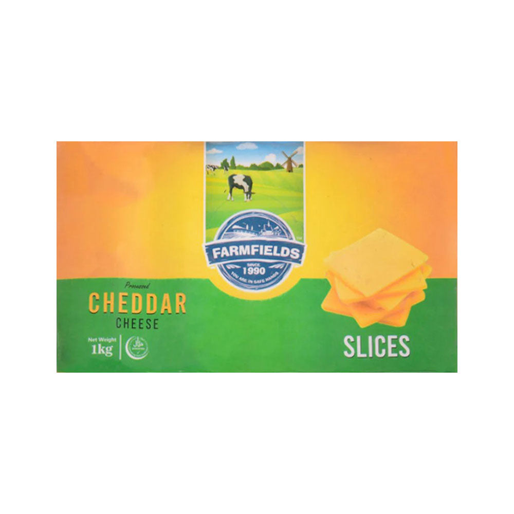FF CHEDDAR SLICES 1 KG Default Title - MamasJan Grocery