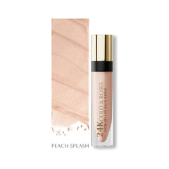 24K GOLD & ROSES LIQUID HIGHLIGHTER (PEACH SPLASH) Default Title - MamasJan Makeup