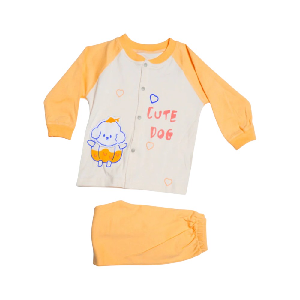 BOYS L/S 2PC PAJAMA SUIT MZS-24 9-12M 3064 Default Title - MamasJan KidsWear
