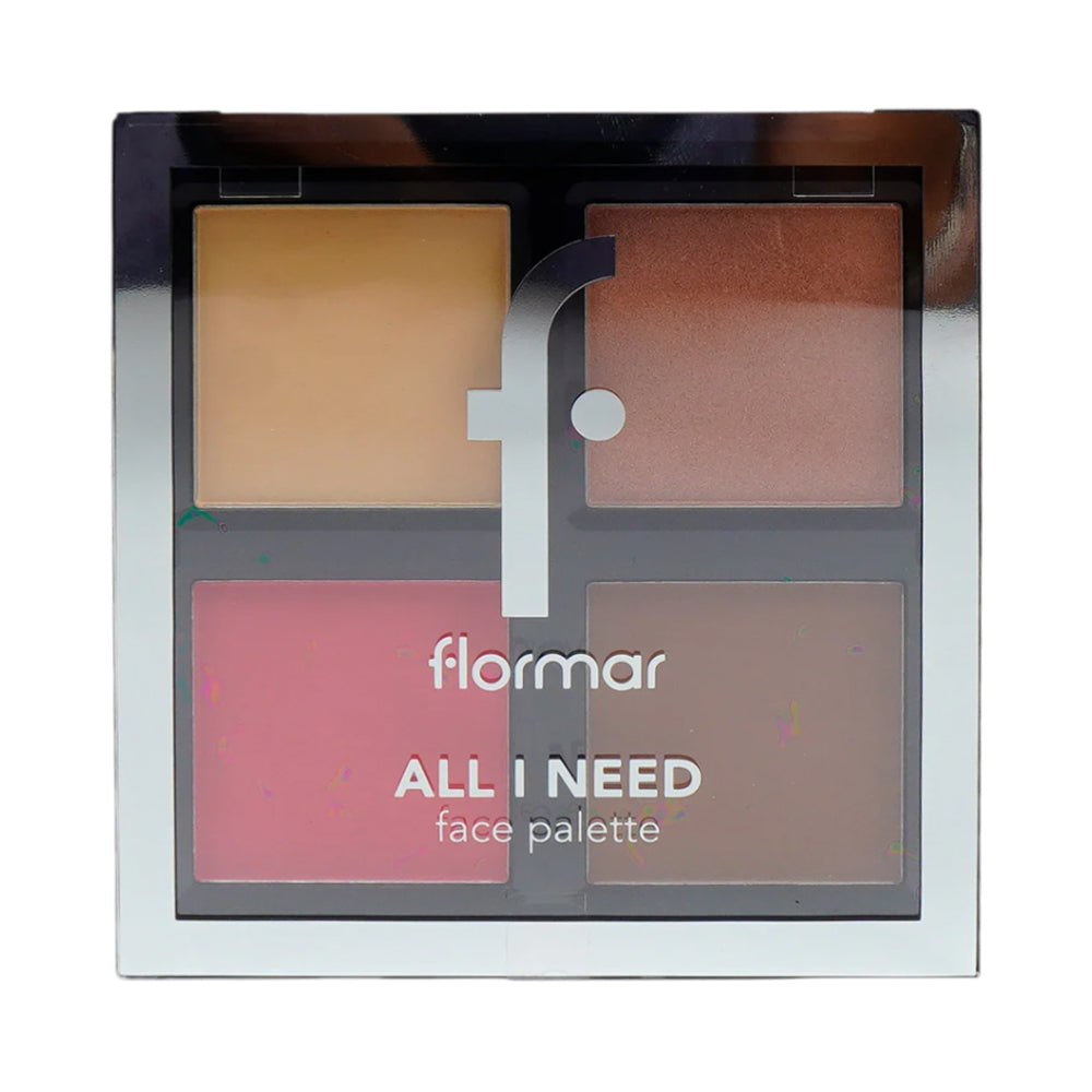 FLORMAR ALL I NEED FACE PALETTE PLT CONTOUR/HIGHLIGHTER 14.4 Default Title - MamasJan Makeup