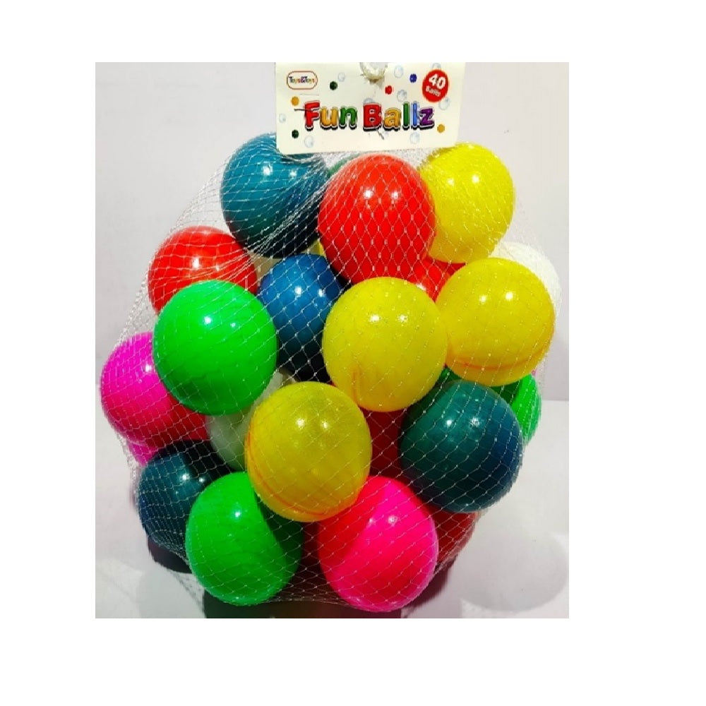 FB-40 FUN BALLS IN NET 40BALLS Default Title - MamasJan Toys
