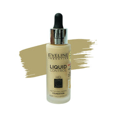 EVELINE LIQUID CONTROL SERUM FOUNDATION WITH NIACINAMIDE 3 - MamasJan Makeup