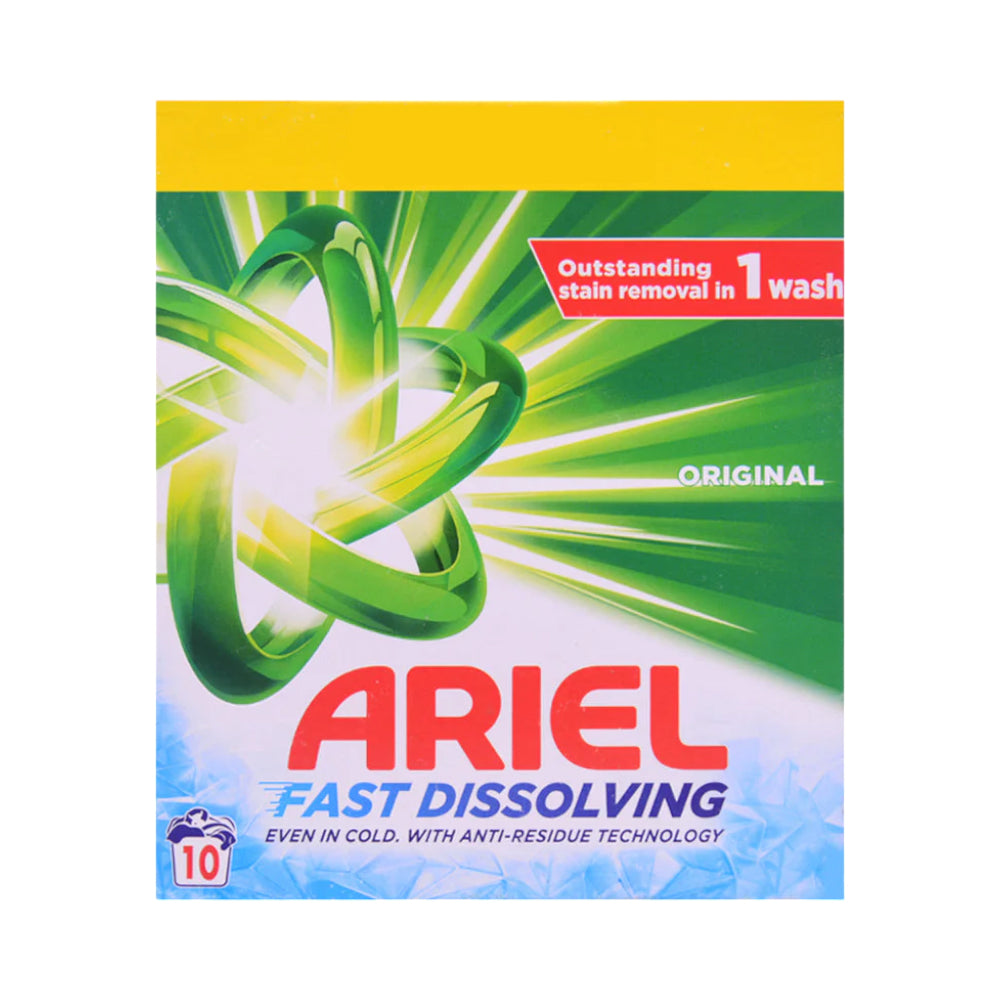 ARIEL WASHING POWDER ORIGINAL 10 WASH 600 GM Default Title - MamasJan Grocery Nonfood