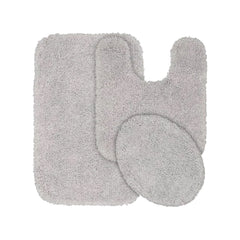 BATH MAT 3PC SET IR 10645A 50X80 Default Title - MamasJan Household