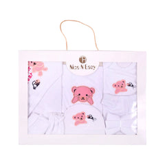 BABY GIFT SET 10PC BOX NICE & EASY PINK MZS-2424 Default Title - MamasJan KidsWear