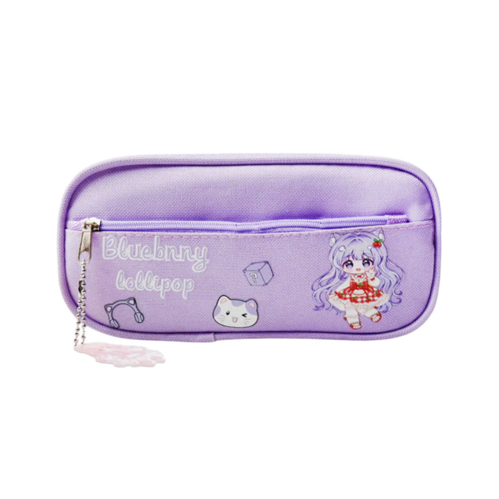 2652 BLUE BUNNY PENCIL POUCH Default Title - MamasJan Toys