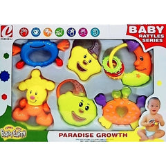 K6807 PARADISE GROTH RATTLE SET 6PCS Default Title - MamasJan Toys