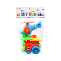 DV-01 DIY TRAIN & PLANE IN PVC Default Title - MamasJan Toys