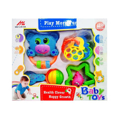 D604-9 BABY RATTLE SET 4PCS Default Title - MamasJan Toys