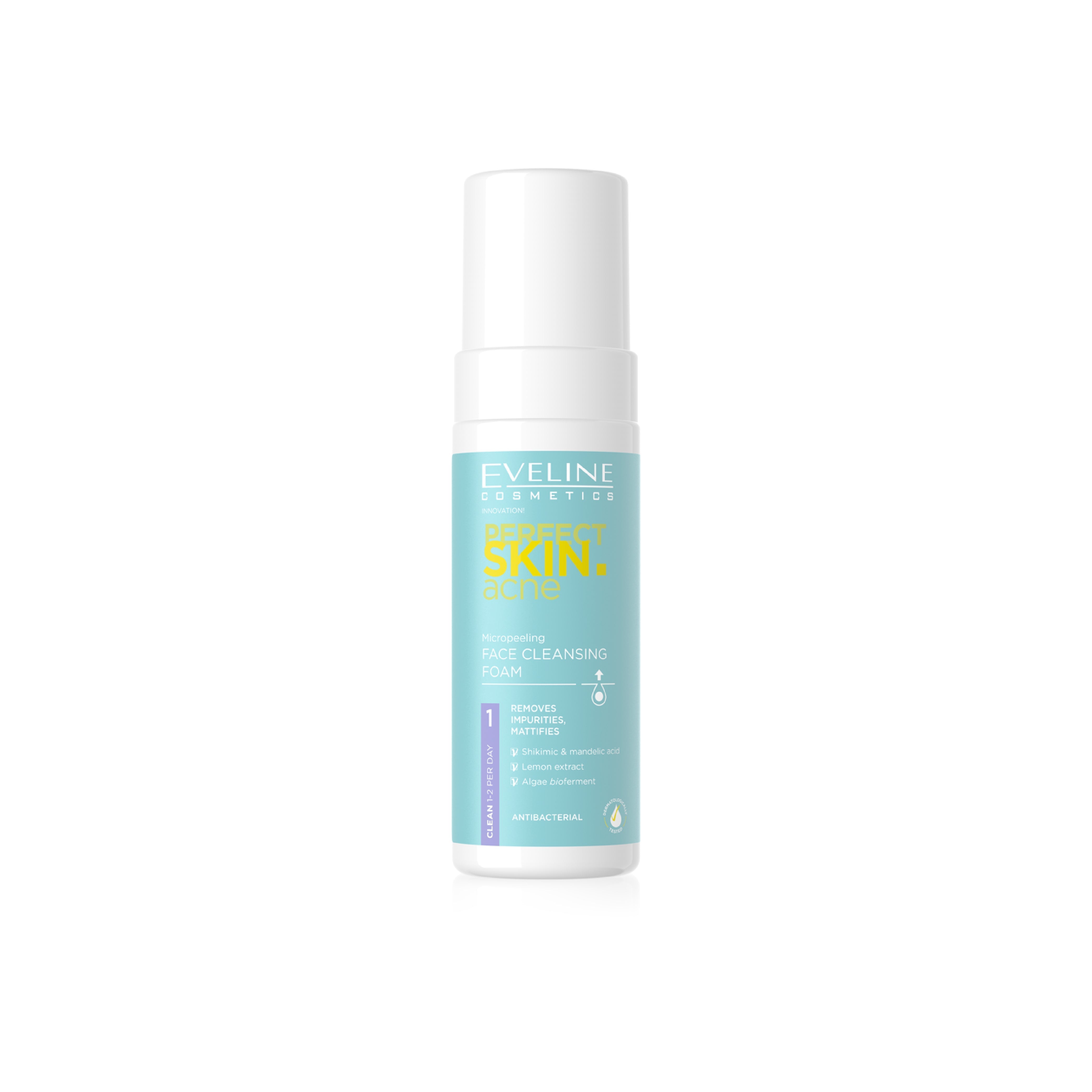 EVELINE PERFECT SKIN ACNE FACE CLEANSING FOAM 150ML Default Title - MamasJan skincare