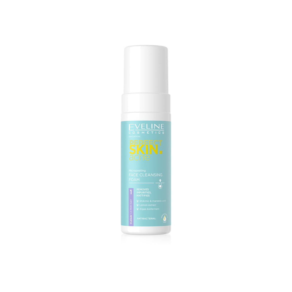 EVELINE PERFECT SKIN ACNE FACE CLEANSING FOAM 150ML Default Title - MamasJan skincare
