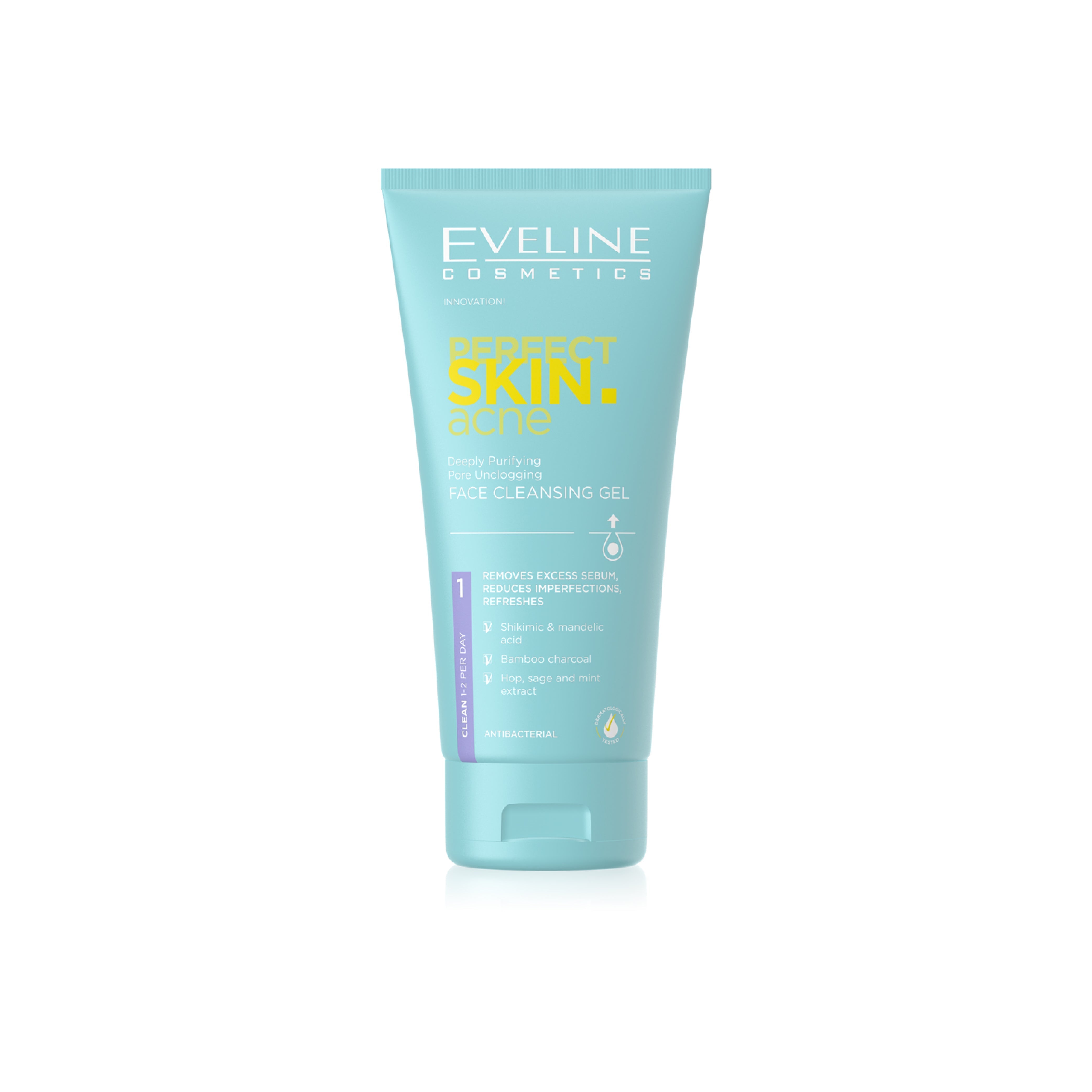 EVELINE PERFECT SKIN ACNE FACE CLEANSING GEL 150ML Default Title - MamasJan skincare