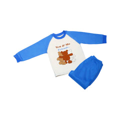 BOYS L/S 2PC PAJAMA SUIT MZW-24 18-24M 40 A Default Title - MamasJan KidsWear
