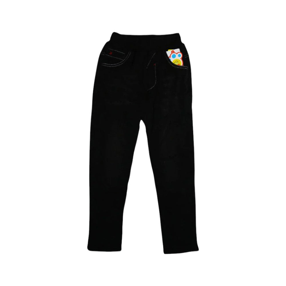 BOYS DENIM JEANS QUILTED MZW-24 6-7Y 38 Default Title - MamasJan KidsWear