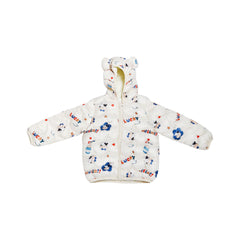 BOYS L/S PUFFER JACKET HOODED MZW-24 12-18M 69 Default Title - MamasJan KidsWear