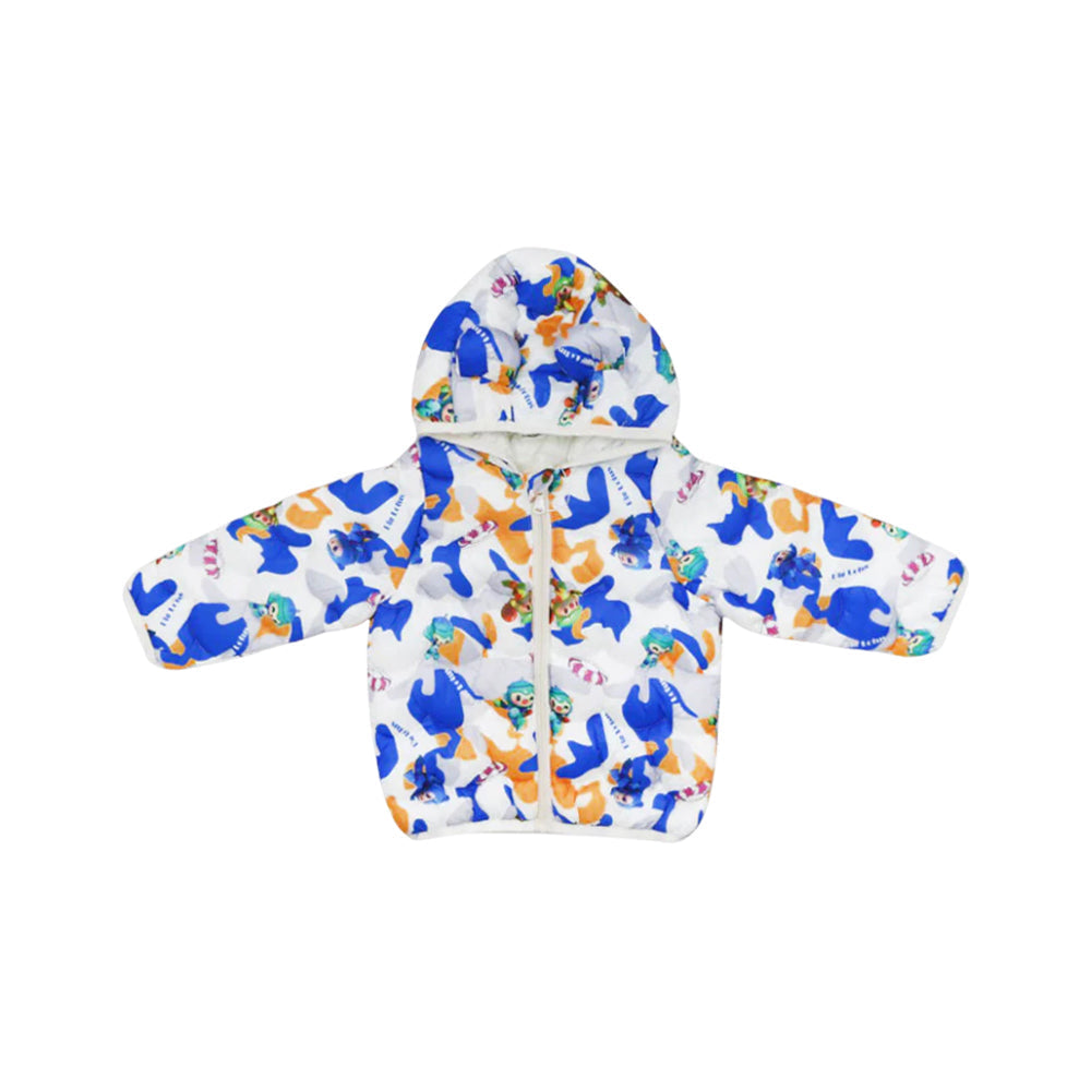 BOYS L/S PUFFER JACKET HOODED MZW-24 6-9M 60 Default Title - MamasJan KidsWear