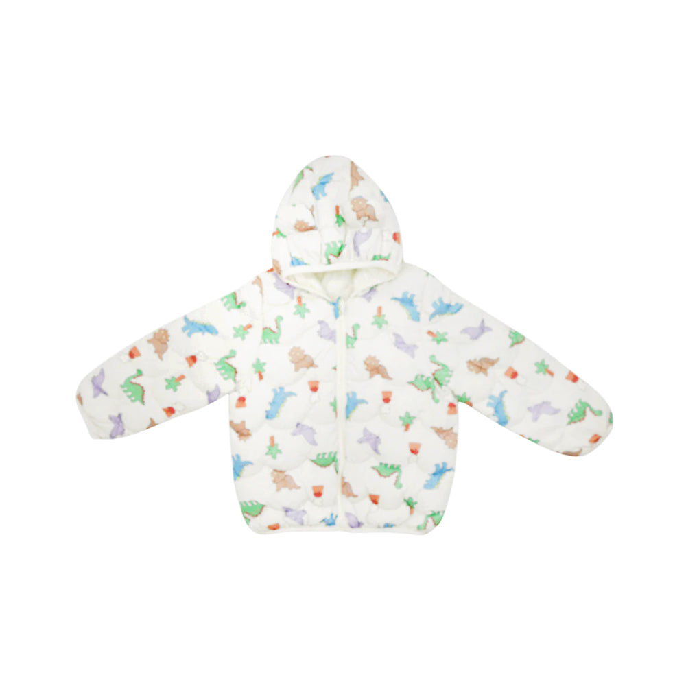 BOYS L/S PUFFER JACKET HOODED MZW-24 9-12M 62 Default Title - MamasJan KidsWear