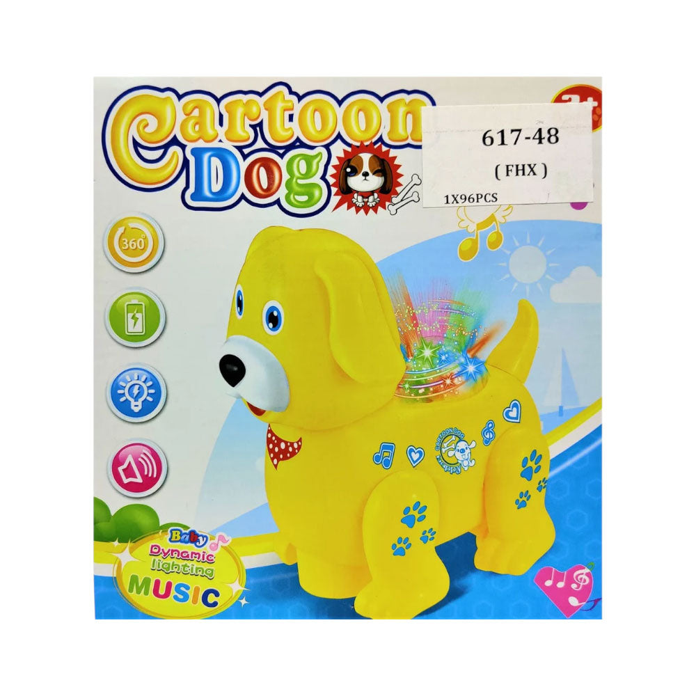 617-48 MUSICAL CARTOON DOG Default Title - MamasJan Toys
