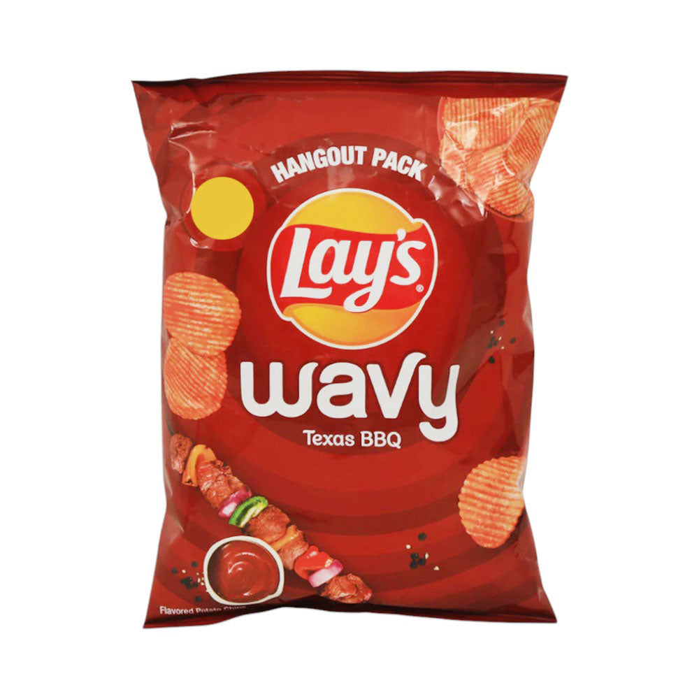 LAYS WAVY BBQ CHIPS 45 GM Default Title - MamasJan GroceryFoods