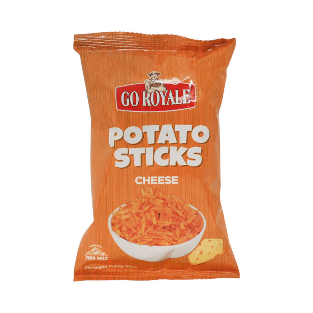 GO ROYALE POTATO STICKS CHEESE 28 GM Default Title - MamasJan GroceryFoods
