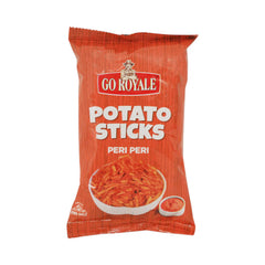 GO ROYALE POTATO STICKS PERI PERI 28 GM Default Title - MamasJan GroceryFoods