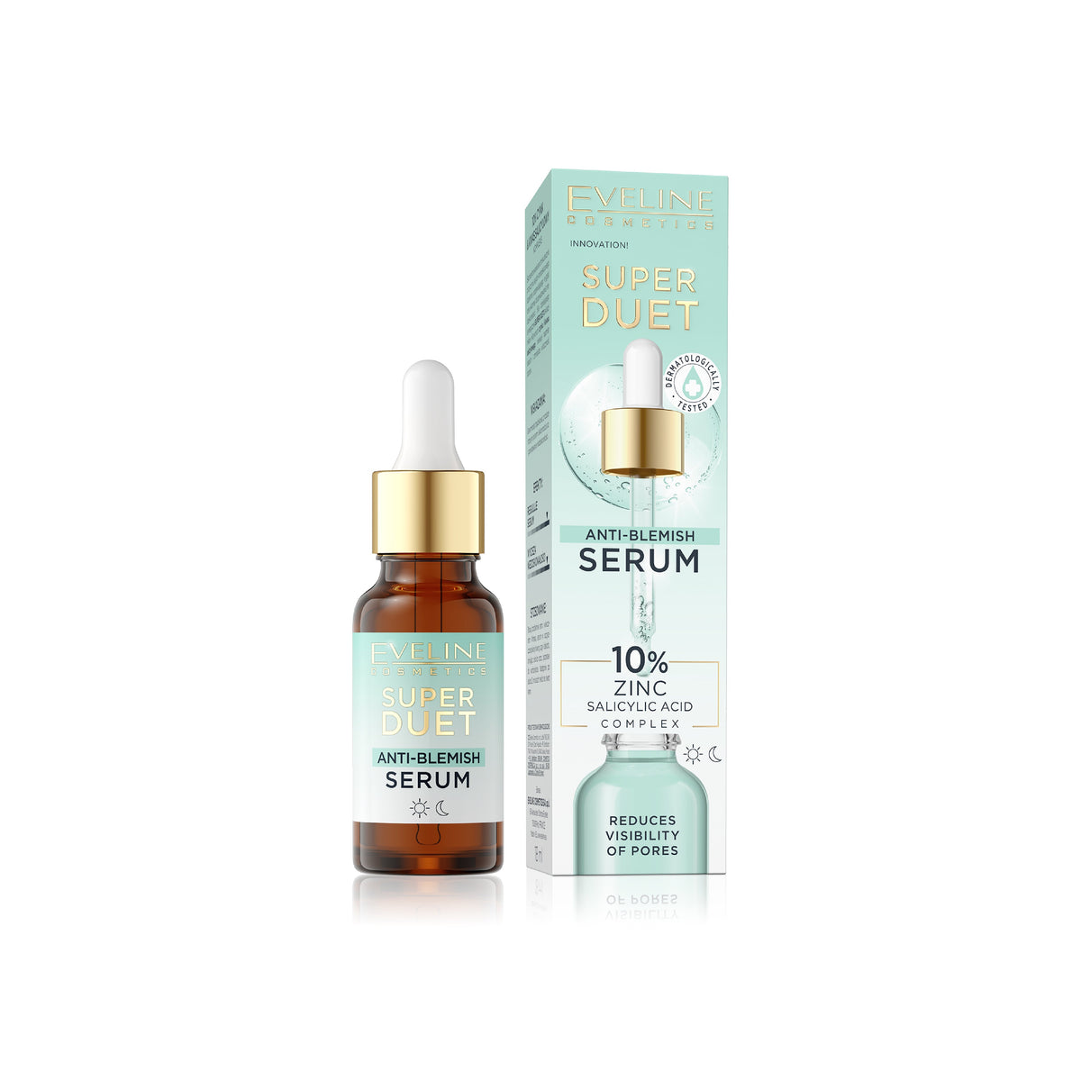 EVELINE SUPER ANTI-BLEMISH SERUM 10% ZINC 18ML Default Title - MamasJan skincare