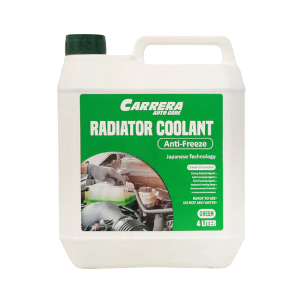 RADIATOR COOLANT SUPER ANTI FREEZ GREEN (GLYC 50%) 4 LTR Default Title - MamasJan Grocery Nonfood