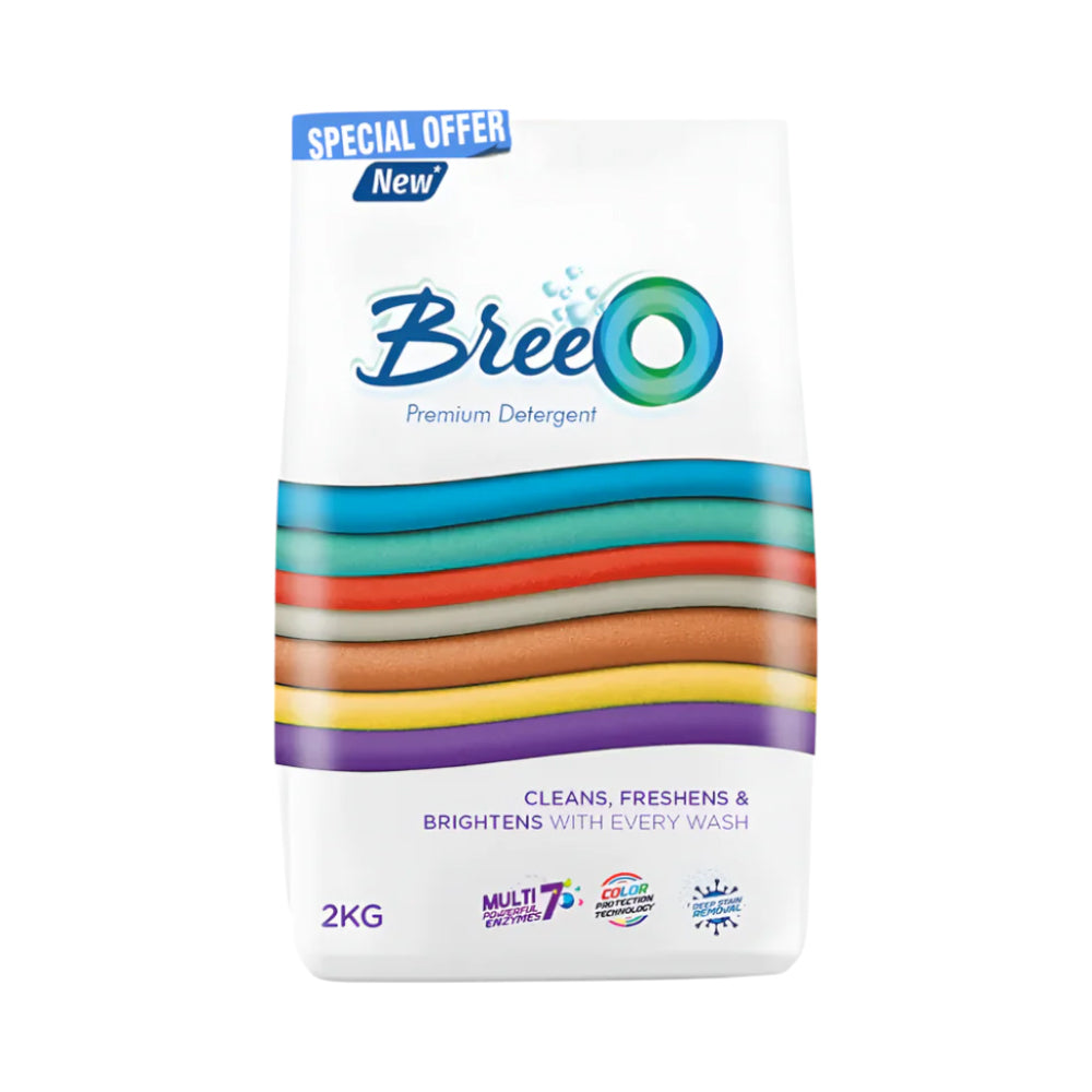 BREEO DETERGENT POWDER PROMO PACK 2 KG Default Title - MamasJan Grocery Nonfood