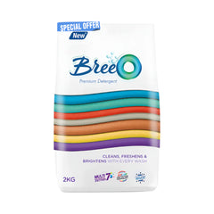 BREEO DETERGENT POWDER PROMO PACK 2 KG Default Title - MamasJan Grocery Nonfood