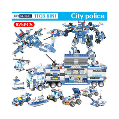 LX-A320 CITY ROBOCOP BLOCKS 825PCS Default Title - MamasJan Toys