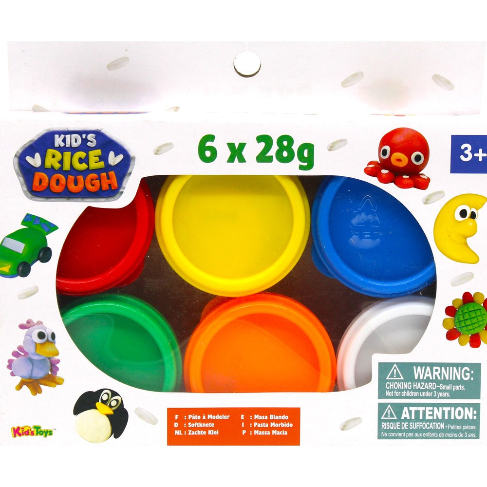 14003R KD COLOR DOUGH 28G 6PCS Default Title - MamasJan Toys