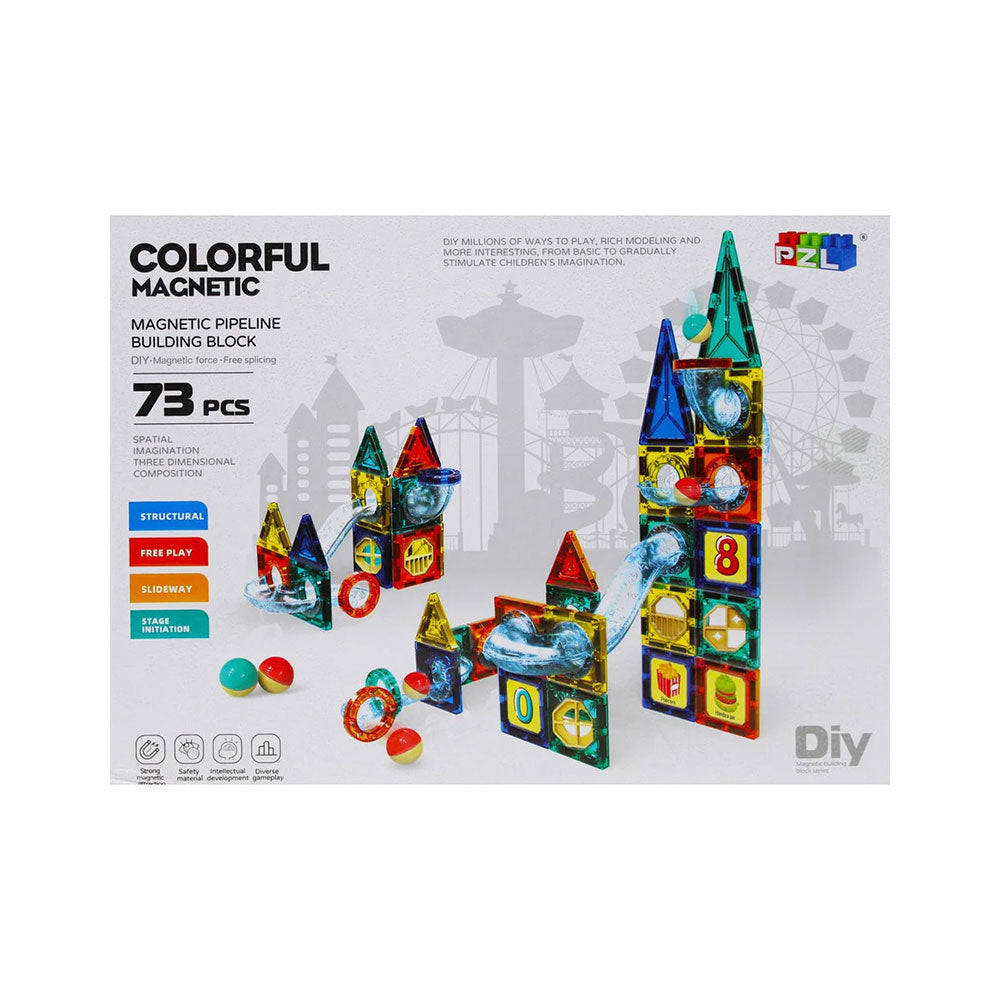 9917B MAGNETIC BLOCK SET 73PCS Default Title - MamasJan Toys