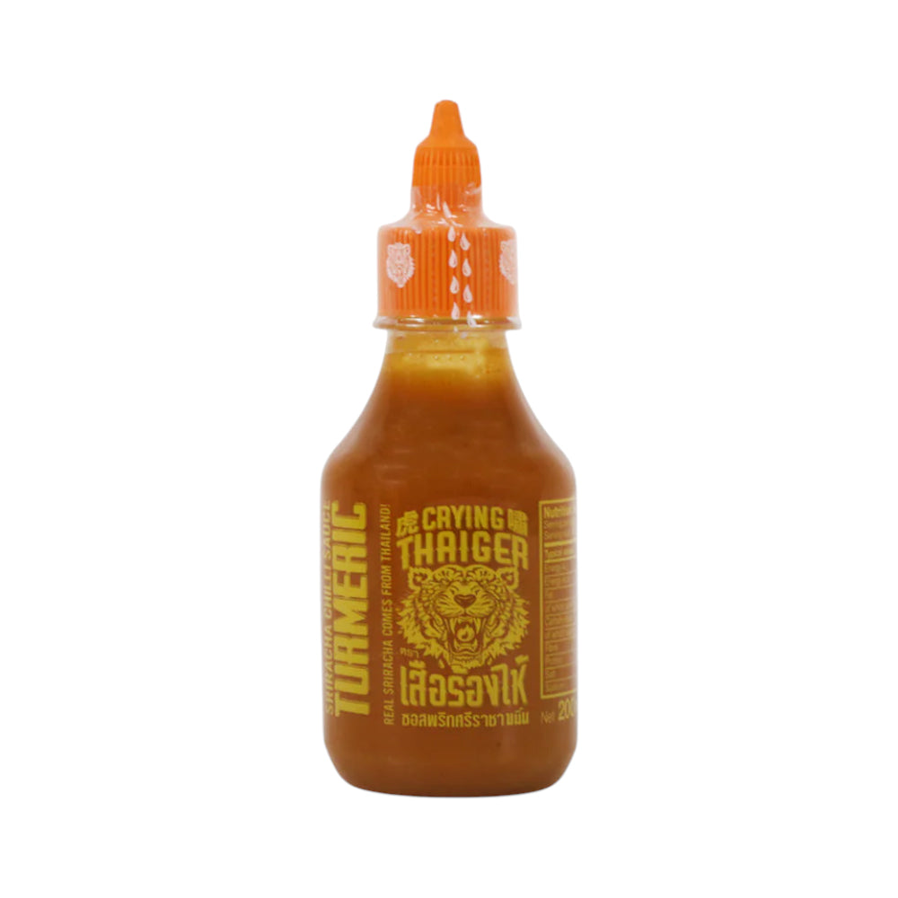 CRYING THAIGER CRIRACHA CHILLI SAUCE TURMERIC 224 GM Default Title - MamasJan GroceryFoods