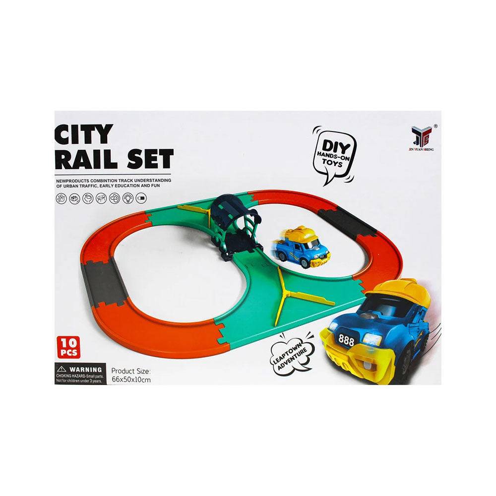 2066-1 CITY RAIL TRACK SET Default Title - MamasJan Toys