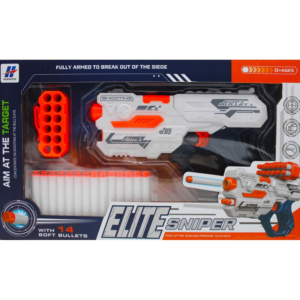 9002B-2 EVA SOFT BULLET GUN Default Title - MamasJan Toys
