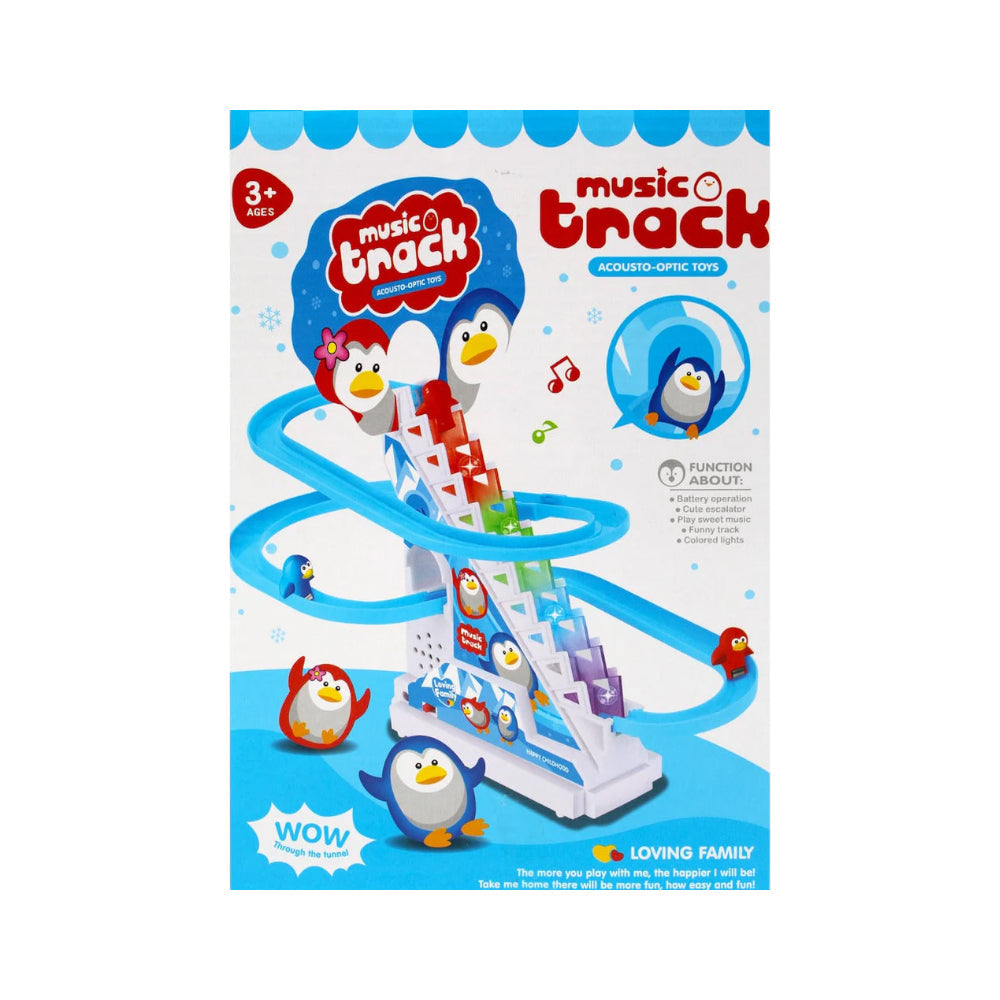 668-1 PENGUIN SLIDE TRACK Default Title - MamasJan Toys