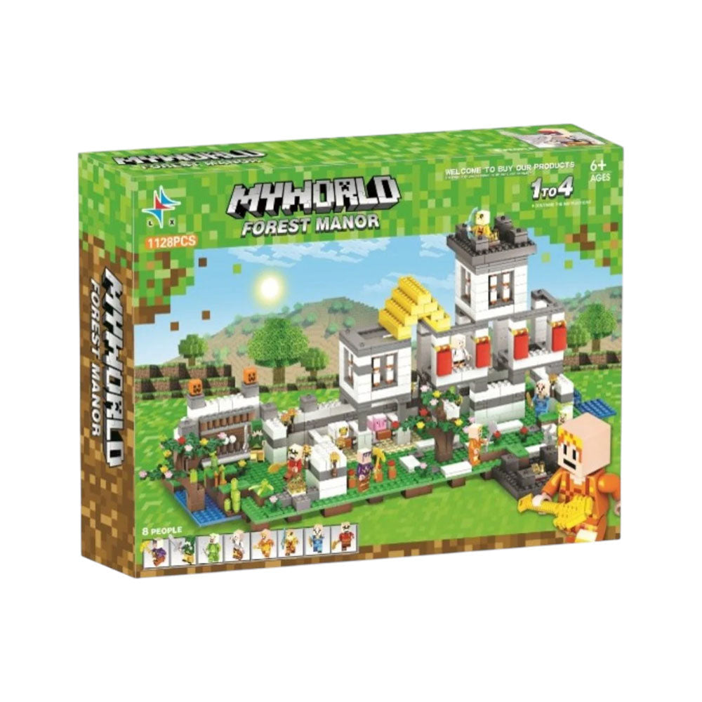 LX-A310 FOREST MANOR CUBE WORLD BLOCKS 1128PCS Default Title - MamasJan Toys