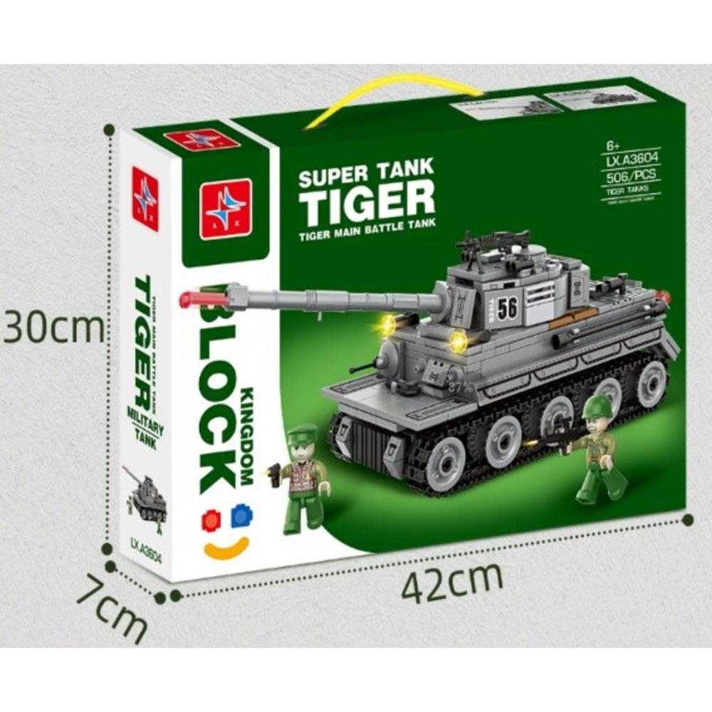 LX-A3604 SUPER TANK TIGER BLOCKS 506PCS Default Title - MamasJan Toys