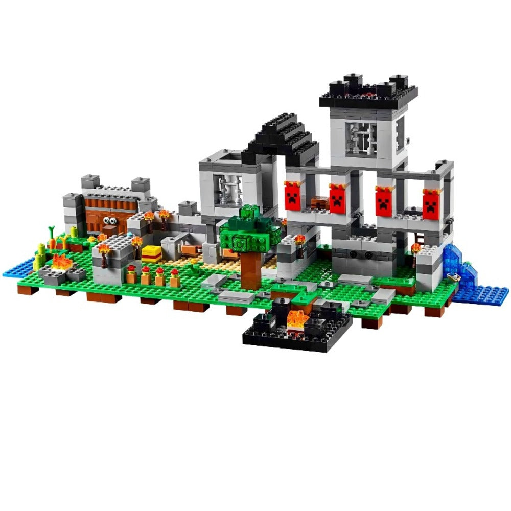 10472 LPN THE FORTRESS MY CUBE WORLD BLOCKS 990PCS Default Title - MamasJan Toys