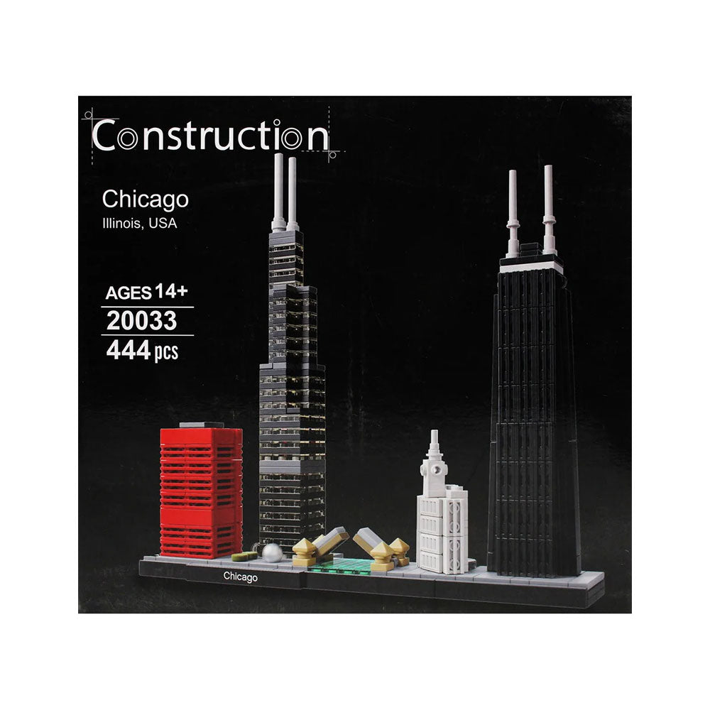20033 LPN CHICAGO CONSTRUCTION BLOCKS 444PCS Default Title - MamasJan Toys