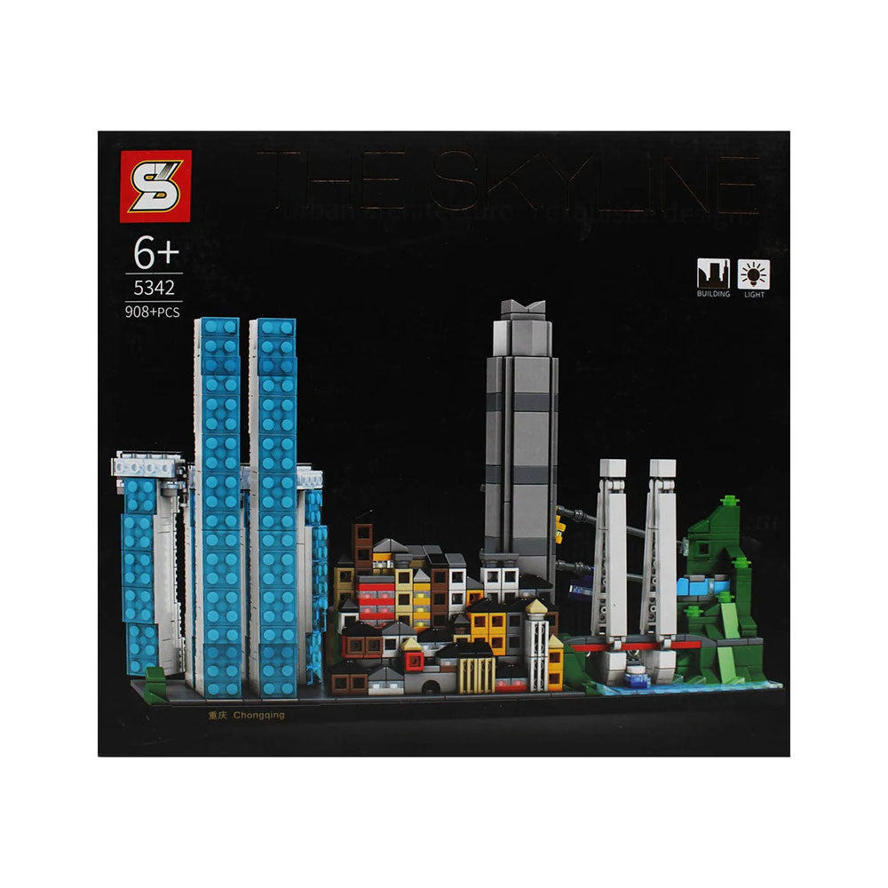 5342 LPN THE SKYLINE BLOCKS SET 908PCS Default Title - MamasJan Toys