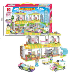 LX-A067 SUPER MARKET BLOCKS 688PCS Default Title - MamasJan Toys
