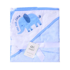 BABY BATH TOWEL HOODED MZW-25 JD-17 Default Title - MamasJan KidsWear