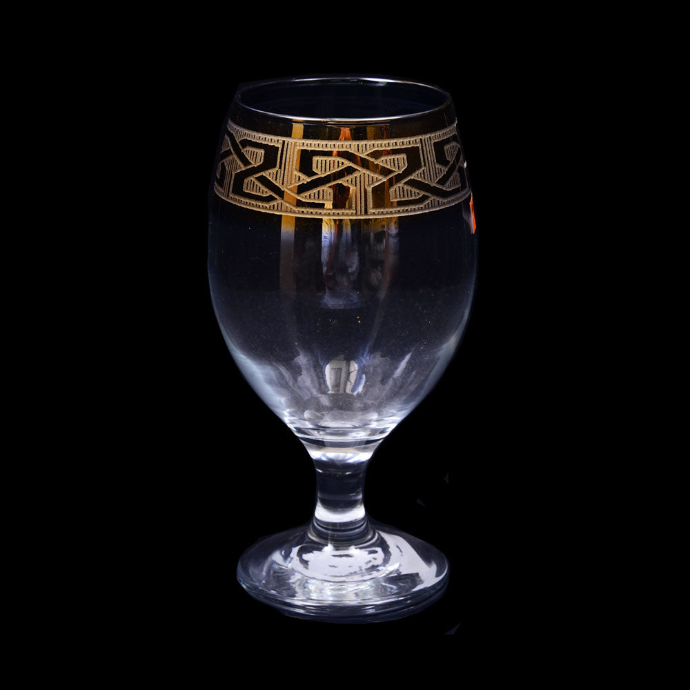 GLASS PSB BISTRO HAND CUT GOLD 44417-HGB020 (Pack 6) Default Title - MamasJan Crockery