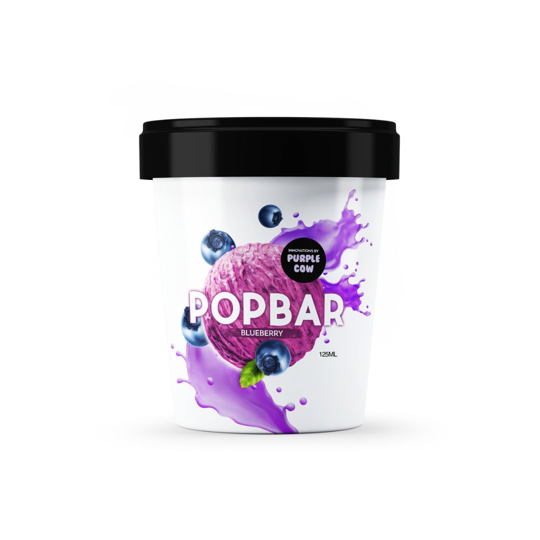 BLUBERRY ICE CREAM CUPS 125 ML Default Title - MamasJan GroceryFoods
