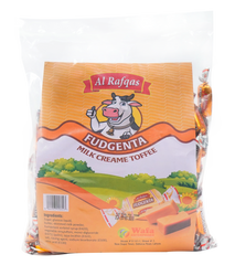 AL RAFQAS FUDGENTA MILK CREAM TOFFEE POUCH 750 GM Default Title - MamasJan Grocery