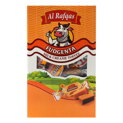 AL RAFQAS FUDGENTA MILK TOFFEE BOX 300 GM Default Title - MamasJan GroceryFoods