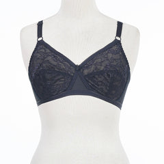 BELLEZA X-OVER LACE BRA BLACK / 42B - MamasJan Lingerie